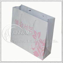 Bolsa de papel con mango de seda (KG-PB047)